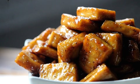 Tofu Caramélisé