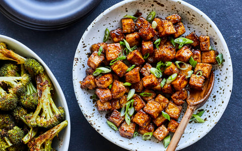 Tofu Caramélisés à L'érable