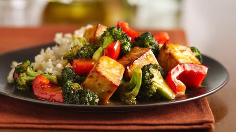 Tofu Orange et Sésame au Brocoli