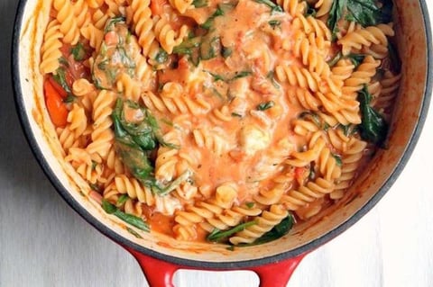 TOMATE ET MASCARPONE UN POT DE PÂTES