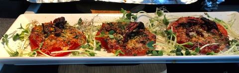 Tomates, Chorizo et Fromage au Four