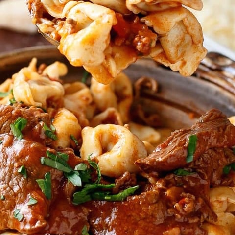 Tortellini à la Sauce au Bœuf Chunky