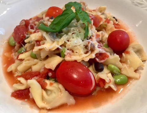 Tortellinis Sauce Tomates et Légumineuses