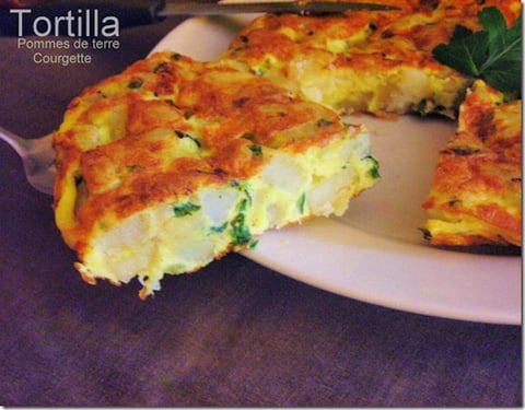 Tortilla aux Courgettes (omelette espagnole)