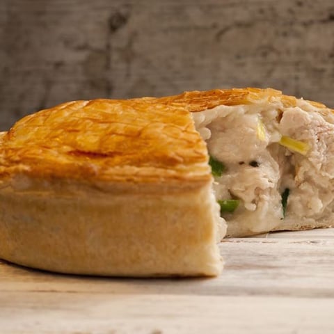 Tourte au Poulet Poireaux et Champignons