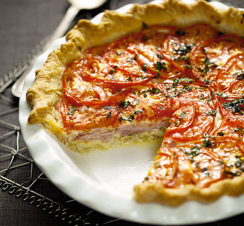 TOURTE DE JAMBON À LA PROVENÇALE