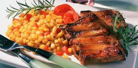 Travers de Porc Mariné et Rôti