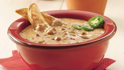 TREMPETTE À LA SALSA AU FROMAGE ET MORCEAUX DE POMMES DE TERRE
