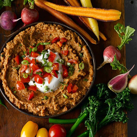 Trempette aux Haricots à la Mexicaine