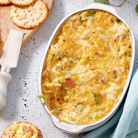Trempette Chaude au Fromage et à la Courge