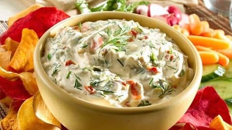 Trempette Crémeuse aux Légumes et à L'aneth