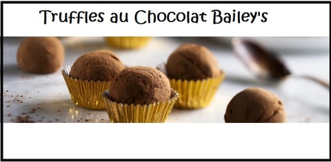 Truffes au Chocolat Baileys