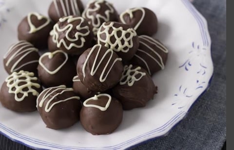 Truffes Biscuits et Crème
