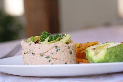 Ecrasé de Truite au Gingembre et à la Ciboulette Fraiche {sans gluten, sans lactose}