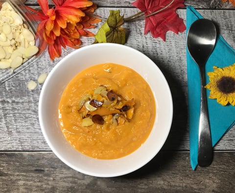 Velouté aux Carottes et à la Courge Spaghetti