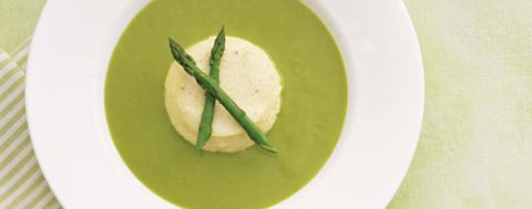 Velouté d’asperges et son flan
