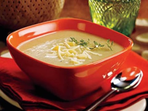 Velouté de Céleri-rave aux Pommes et au Cheddar