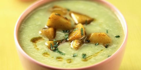 Velouté de Concombre Chaud