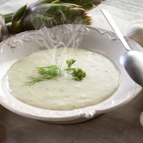 Velouté de Fonds D'artichauts Fait Maison