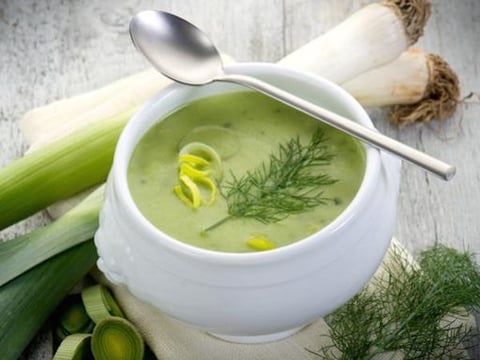 Velouté de Poireaux et Courgettes