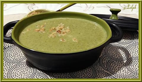 Velouté Épinards, Courgettes et Mascarpone