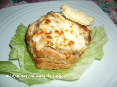 Vol-au-vent au Poulet et Champignons