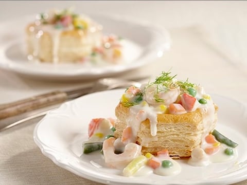VOL-AU-VENT AUX FRUITS DE MER