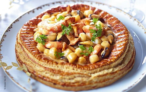 Vol-au-vent aux Fruits de Mer Recette pas Chère