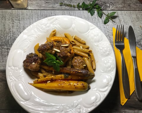 Vol au Vent Boulettes à la Viande et Carottes