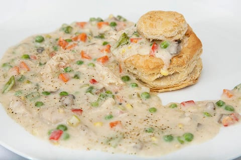 VOL-AU-VENT JARDINIÈRE À LA DINDE