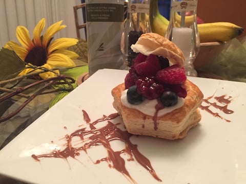 Vol au Vent Yogourt avec Fruits