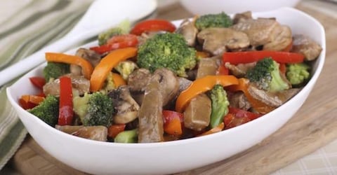 Wok de Boeuf aux Légumes Croquants