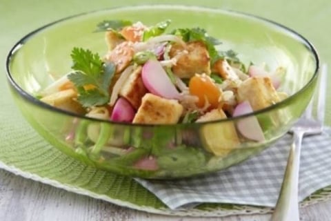 Wok de Légumes et dés de Tofu au Sésame