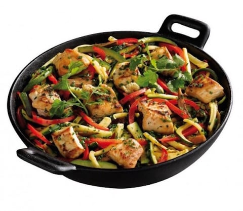 WOK DE POULET ET LÉGUMES DU SOLEIL
