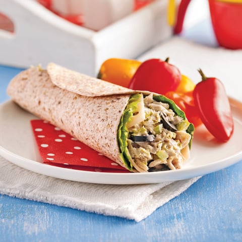 Wrap au Thon et Olives