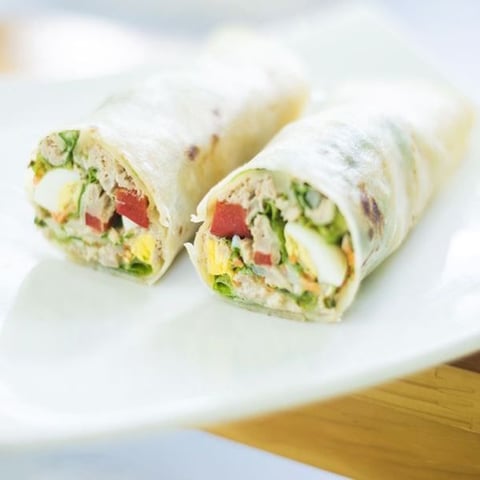 Wrap au Thon Oeuf Dur et Mayonnaise