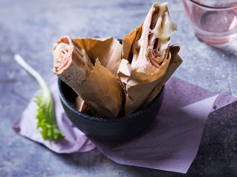 Wraps Façon Croque-Monsieur