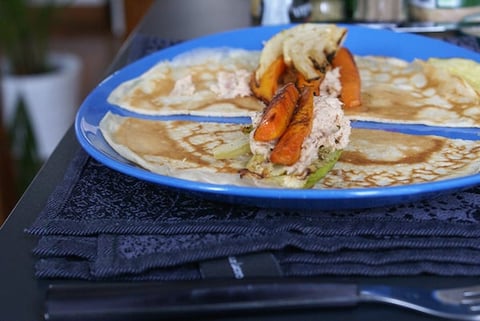 Wraps Salés {sans gluten ni lait}