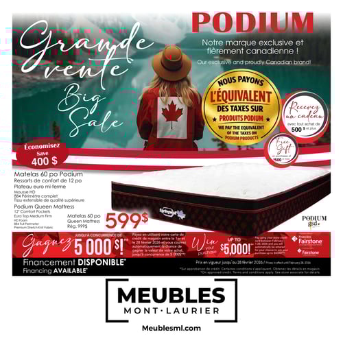  Meubles Mont-Laurier - Grande Vente