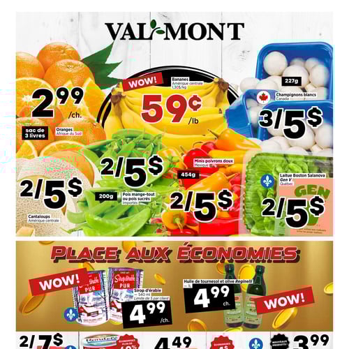 Val-Mont - Page : 1 - Découvrez les Offres Imbattables du 19 au 25 ...