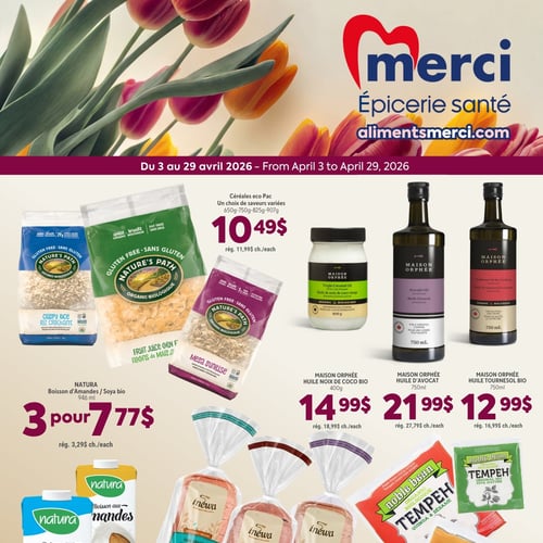  Les Aliments Merci Épiceries Santé