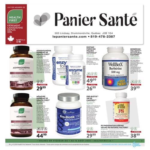  Panier Santé