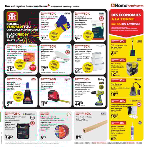  Home Hardware - Solde du Vendredi Fou