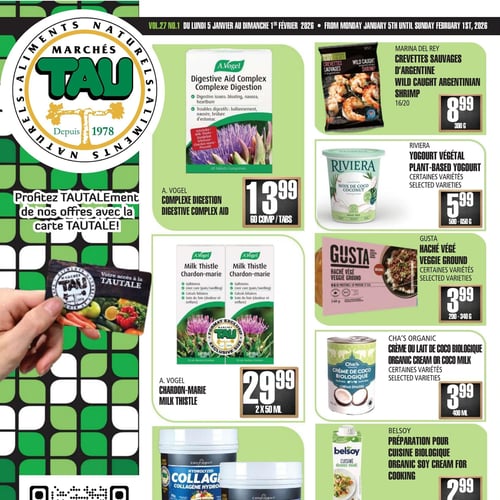  TAU Marché d'alimentation Naturelle