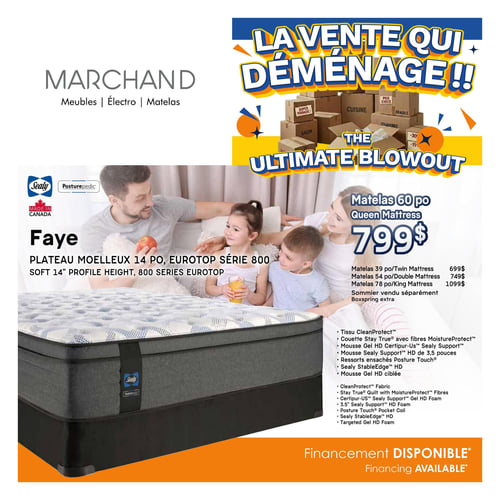 Circulaire Meubles Marchand - Matelas - Page 1
