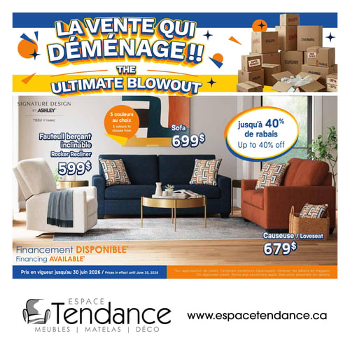 Circulaire Meubles Espace Tendance - Page 1