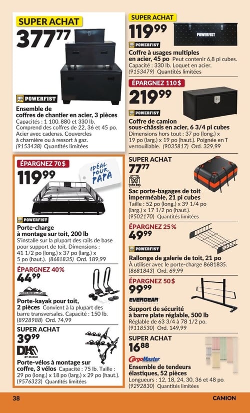 Circulaire Princess Auto - Page 42