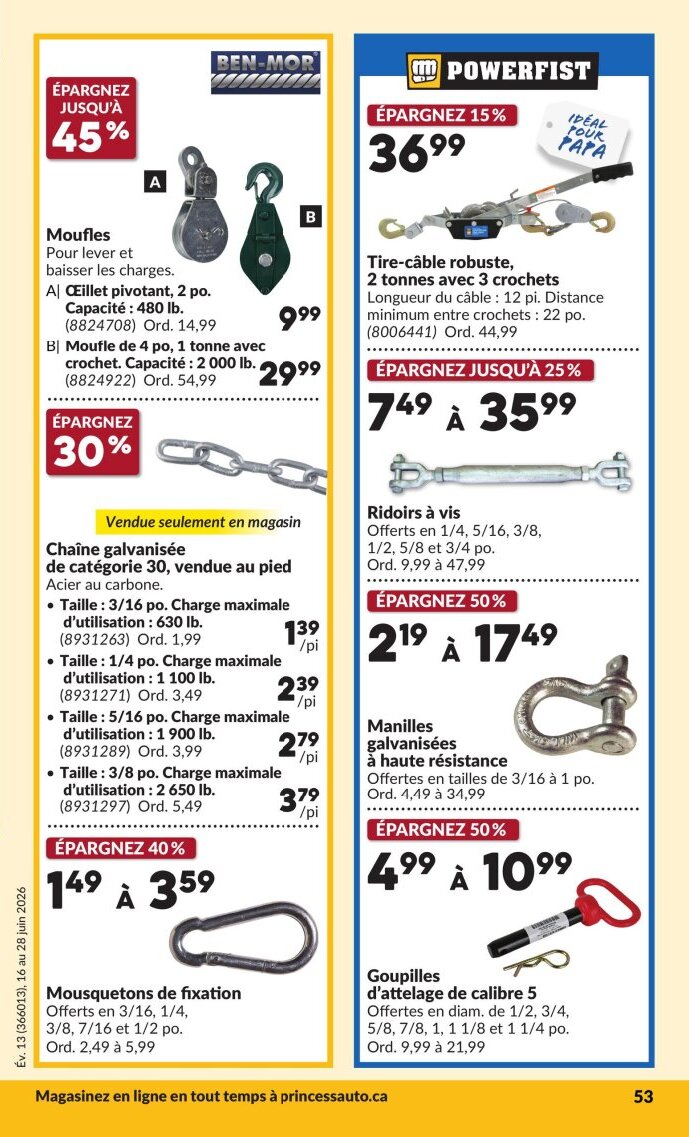 Circulaire Princess Auto - Page 57