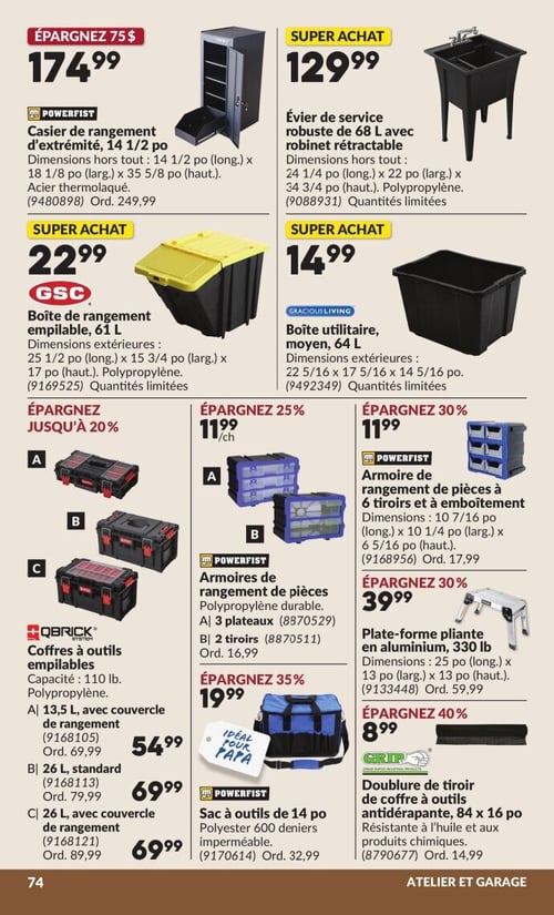 Circulaire Princess Auto - Page 78
