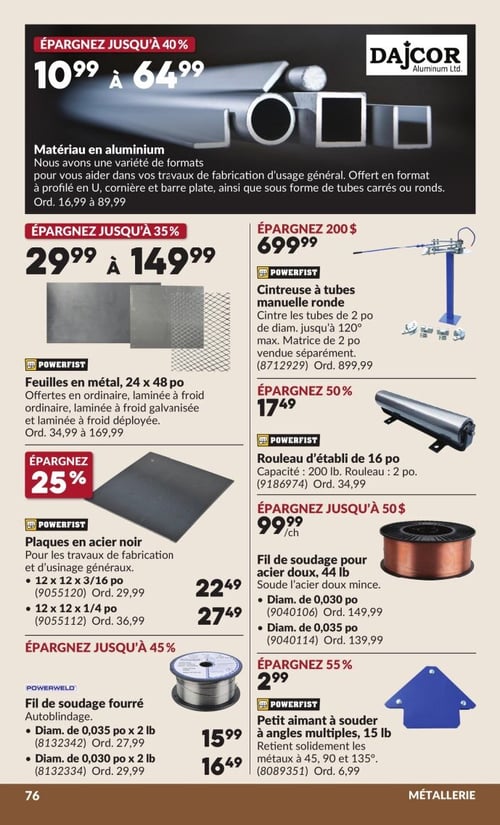 Circulaire Princess Auto - Page 80